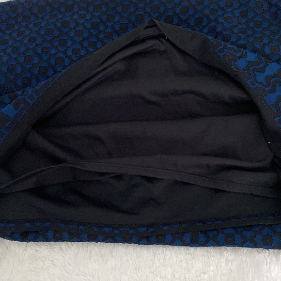 NWT Sofie Max XL Blue & Black design lined cap sleeved dress or long tunic - Picture 13 of 14